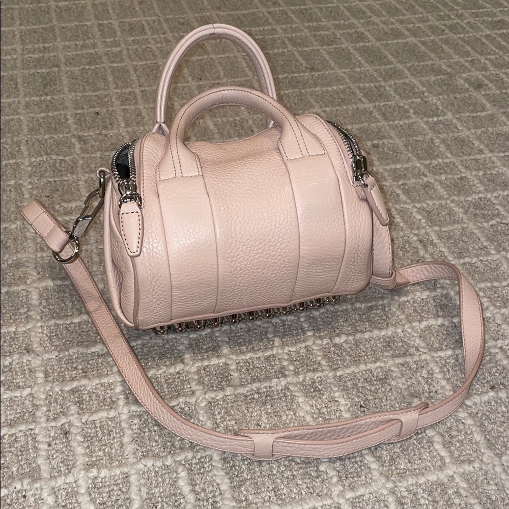 Alexander Wang Mini Rockie Satchel in Pale Pink